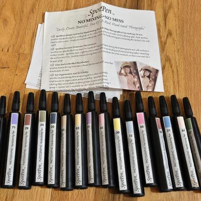 Spotpen Handcoloring Photograph Pens