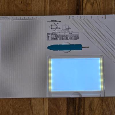 Recollections Card Craft Station Set Light Table Paper Crafting Cardmaking