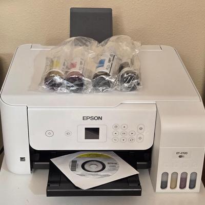 Epson EcoTank Et-2720 Wireless All-in-One Color Supertank Printer with Ink