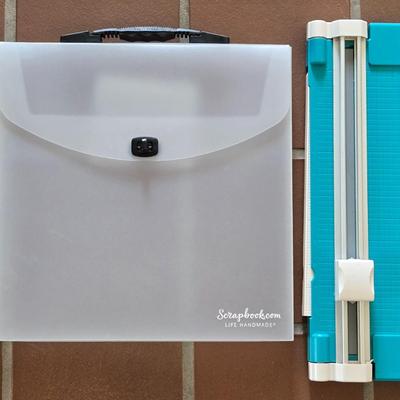 Paper Cutter and Scrapbook Storage Container