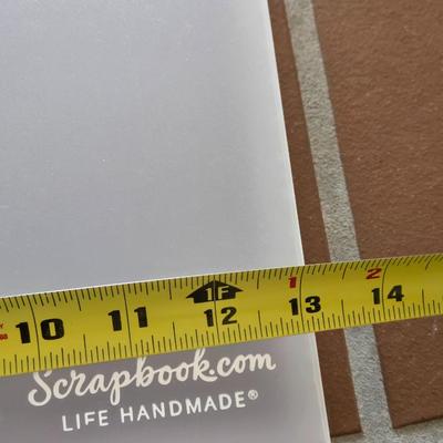 (3) Scrapbook Materials Storage Containers