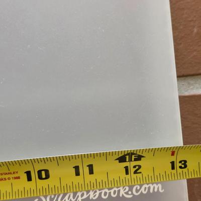 (3) Scrapbook Materials Storage Containers