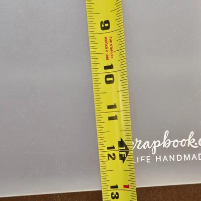 (3) Scrapbook Materials Storage Containers
