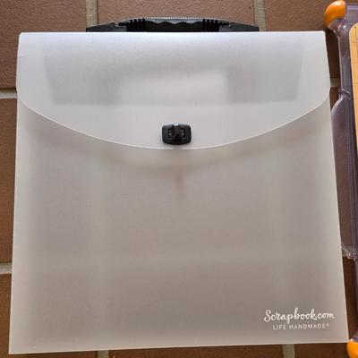 Paper Cutter and Scrapbook Materials Storage