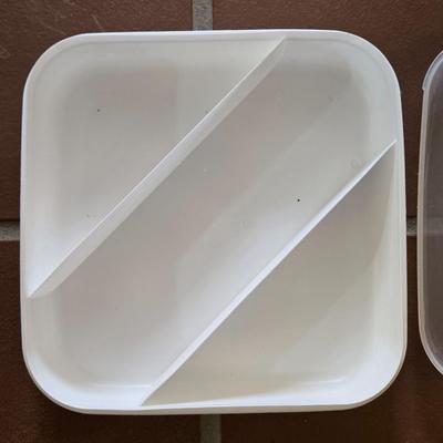 (2) Small Storage Containers