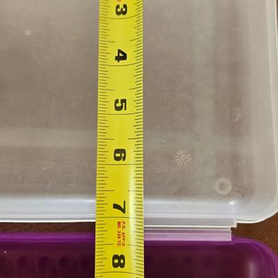 (2) Small Storage Containers