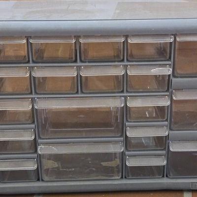 Plastic Cubby Drawer Organizer