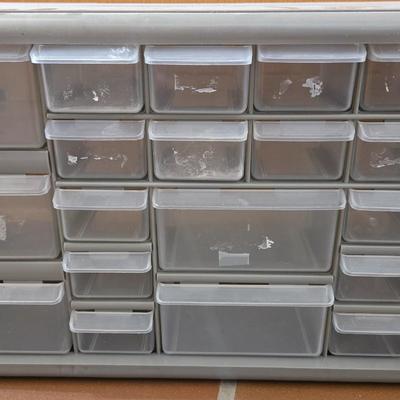 Plastic Cubby Drawer Storage Cabinet #2