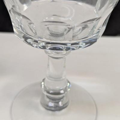16 Pieces Of Fostoria Glass Dolly Madison Glasses