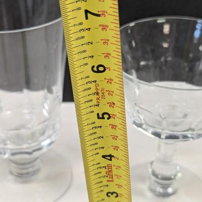 16 Pieces Of Fostoria Glass Dolly Madison Glasses
