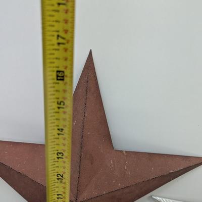 Metal Star Wall Decor Tray & Candle Holders