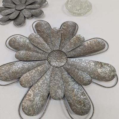 Flower Frog Shadow Boxes Flower Wall Decor & Leaf Coat Hanger
