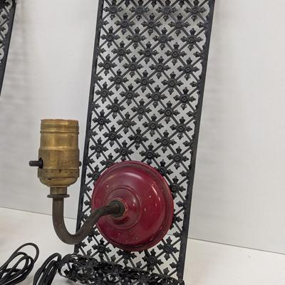 Metal Electric Lighted Wall Sconces