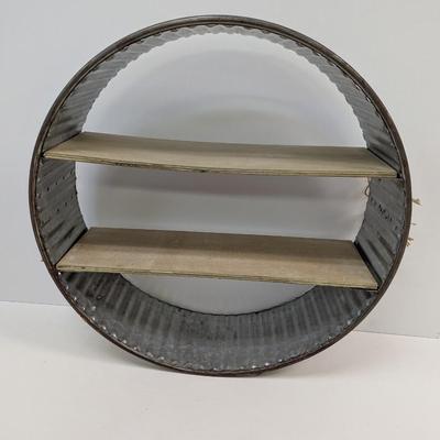 Hobby Lobby Galvanized Metal & Wood Wall Shelf Choice 2