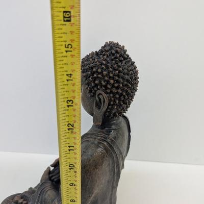15" Resin Buddha Statue