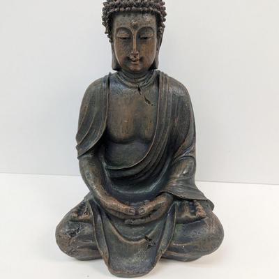 15" Resin Buddha Statue