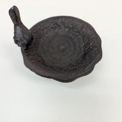 Antique Victorian Cast Iron Bird Bath