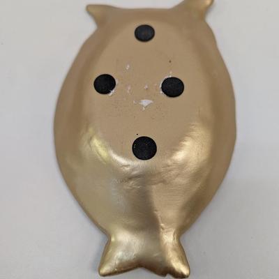 Resin Owl Trinket Dish