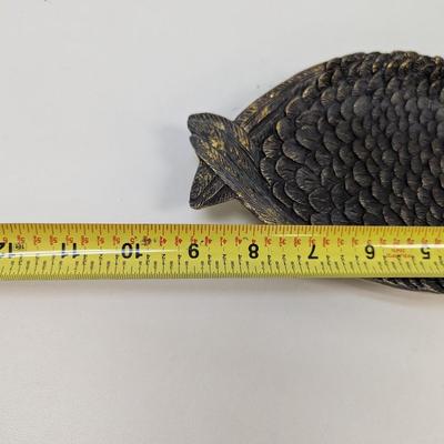 Resin Owl Trinket Dish