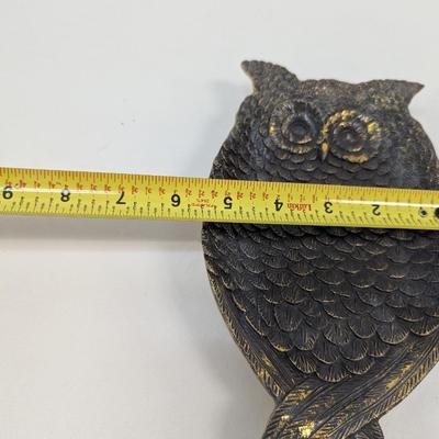 Resin Owl Trinket Dish