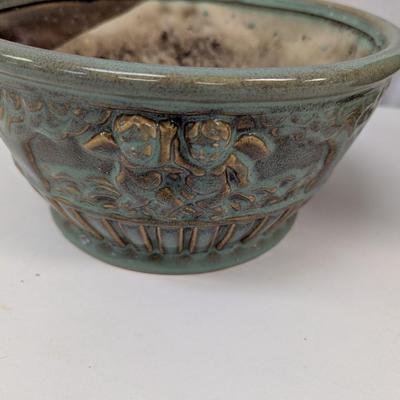 Ceramic & Copper Plant Pots
