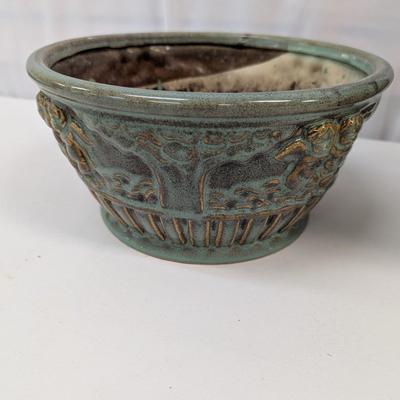 Ceramic & Copper Plant Pots
