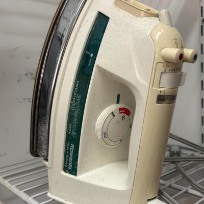Rowenta Professional Steam Iron, Ironing Board & Wooden Hangers (L-ES)
