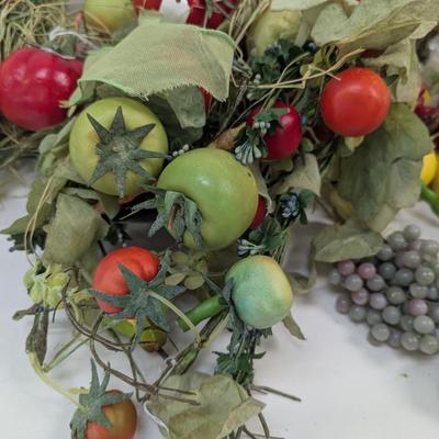 Assortment Of Faux Vegetables & Fruit