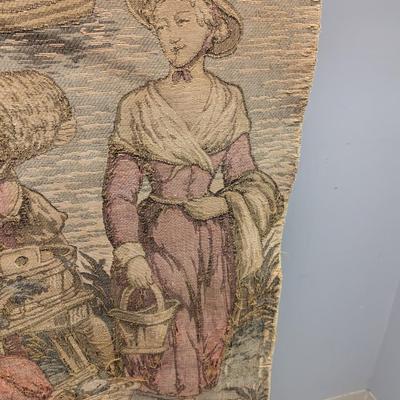 Sale Photo Thumbnail #2208: Vintage Tapestry Hanging Antique