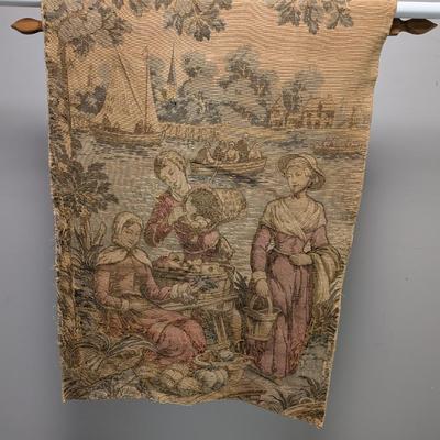 Vintage Tapestry Hanging Antique