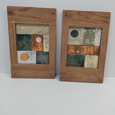 Laura Reese Framed Tile Artwork