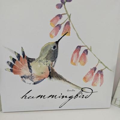 Floral & Humming Bird Art Work Prints