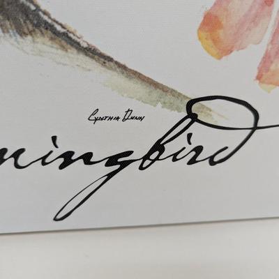 Floral & Humming Bird Art Work Prints