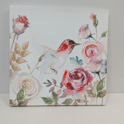 Humming Bird On Canvas Paintings 19 1/2" x 19 3/'4"