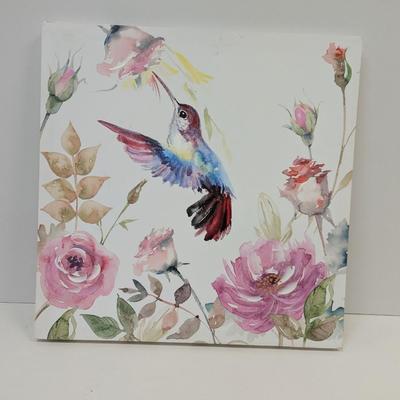 Humming Bird On Canvas Paintings 19 1/2" x 19 3/'4"