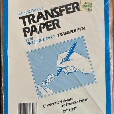 New Packages of Transfer Paper