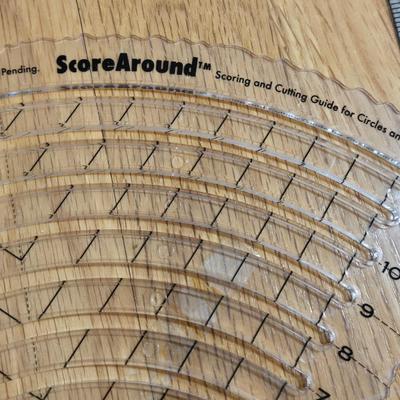 Rulers, Circle Master, and Paper Cutter