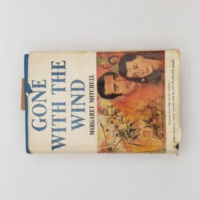 Lot of 6 Vintage Books - Novels / History / Military: Gone with The Wind, Freedom at Midnight, Sword and Scalpel, The Politics of the...