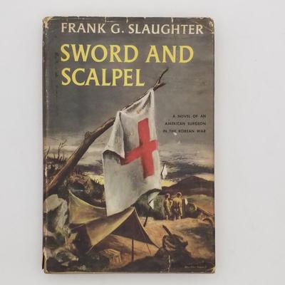 Lot of 6 Vintage Books - Novels / History / Military: Gone with The Wind, Freedom at Midnight, Sword and Scalpel, The Politics of the...