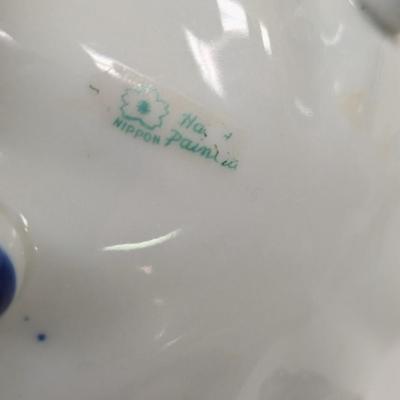 Langelinie Little Mermaid Trinket Dish Hand Painted Nippon Bowl Shenango China Dish