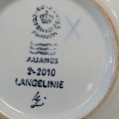 Langelinie Little Mermaid Trinket Dish Hand Painted Nippon Bowl Shenango China Dish
