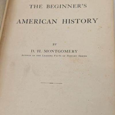1902 The Beginner's American History By D, H, Montgomery