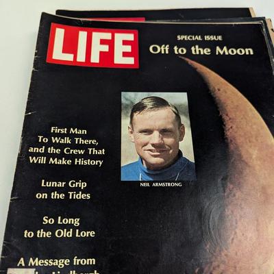 Sale Photo Thumbnail #2518: 1960's 1970's Life Magazines Topics Mets Moon