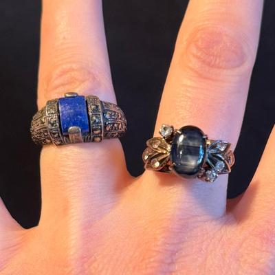 Collection of Nine Rings incl. Sterling (K-HS)