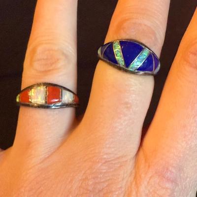 Collection of Nine Rings incl. Sterling (K-HS)