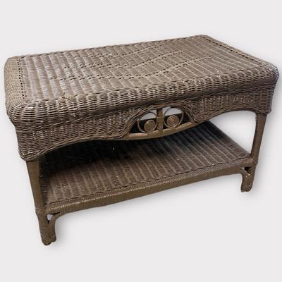 Wicker Chair and Table (BS-HS)
