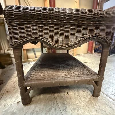Wicker Chair and Table (BS-HS)