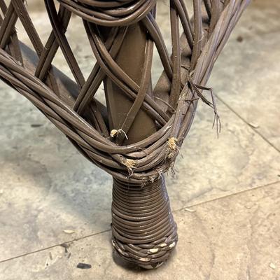 Wicker Chair and Table (BS-HS)