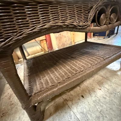 Wicker Chair and Table (BS-HS)