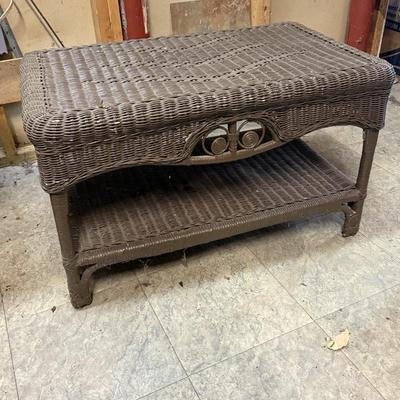 Wicker Chair and Table (BS-HS)